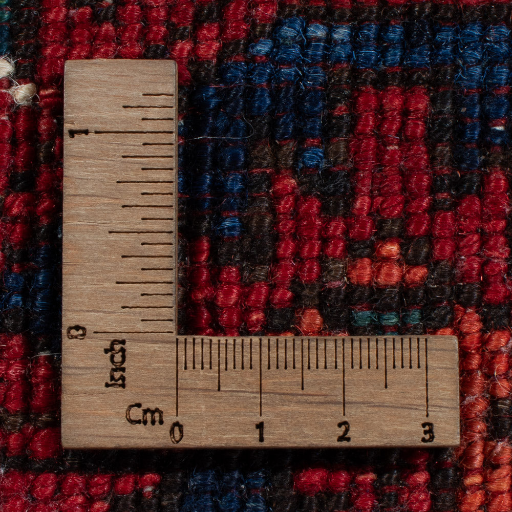 Afghansk tæppe - Kunduz - 313 x 259 cm - rød
