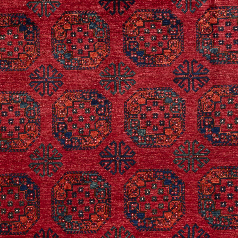 Afghansk tæppe - Kunduz - 306 x 255 cm - rød