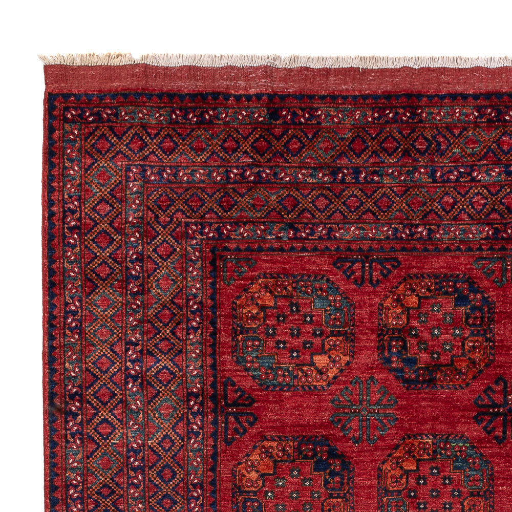Afghansk tæppe - Kunduz - 306 x 255 cm - rød
