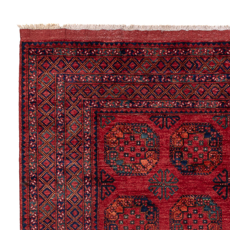 Afghansk tæppe - Kunduz - 306 x 255 cm - rød