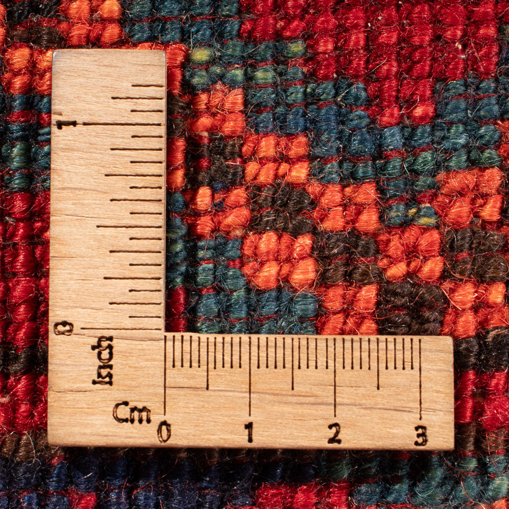 Afghansk tæppe - Kunduz - 199 x 149 cm - rød