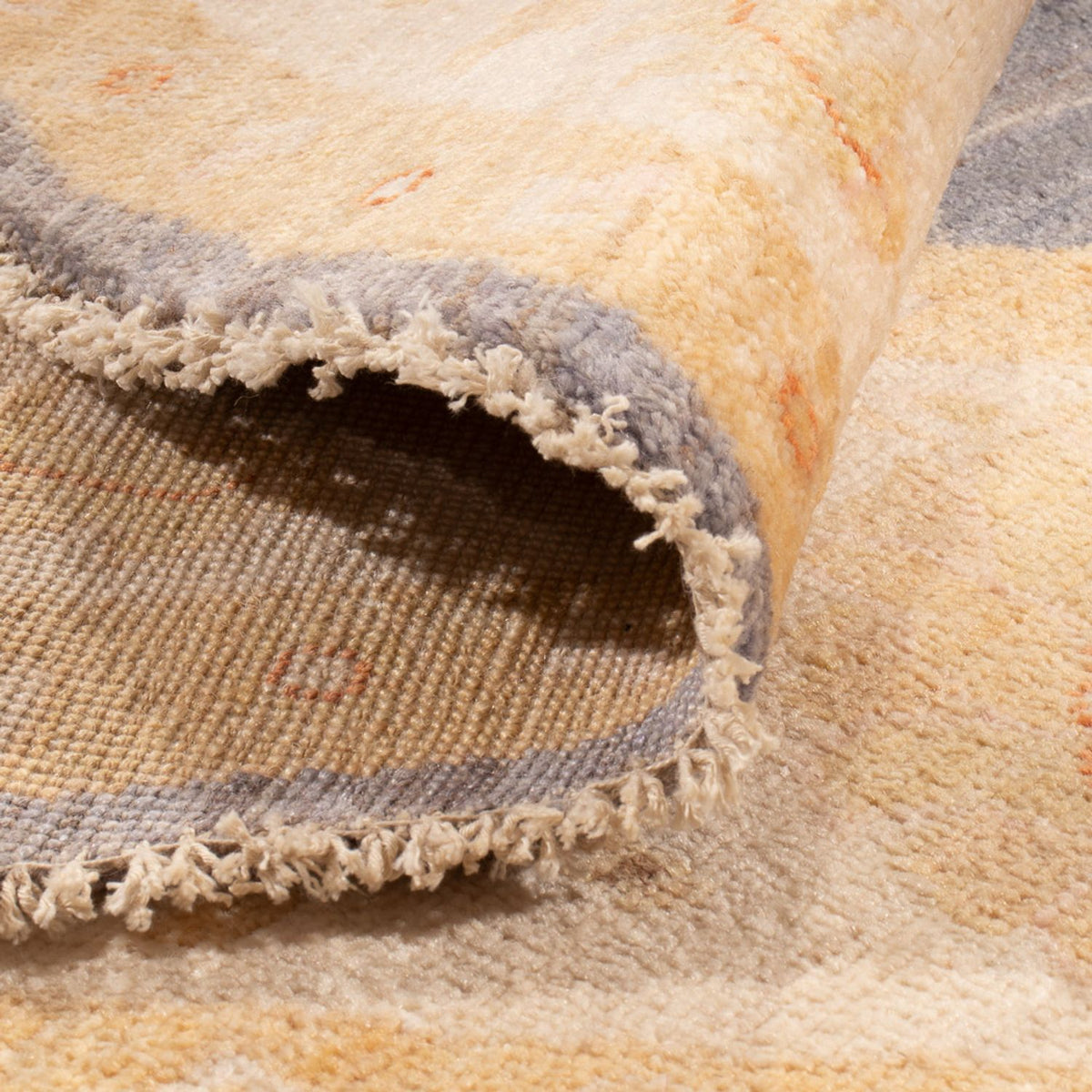 Ziegler Carpet rundt  - 198 x 196 cm - havblå