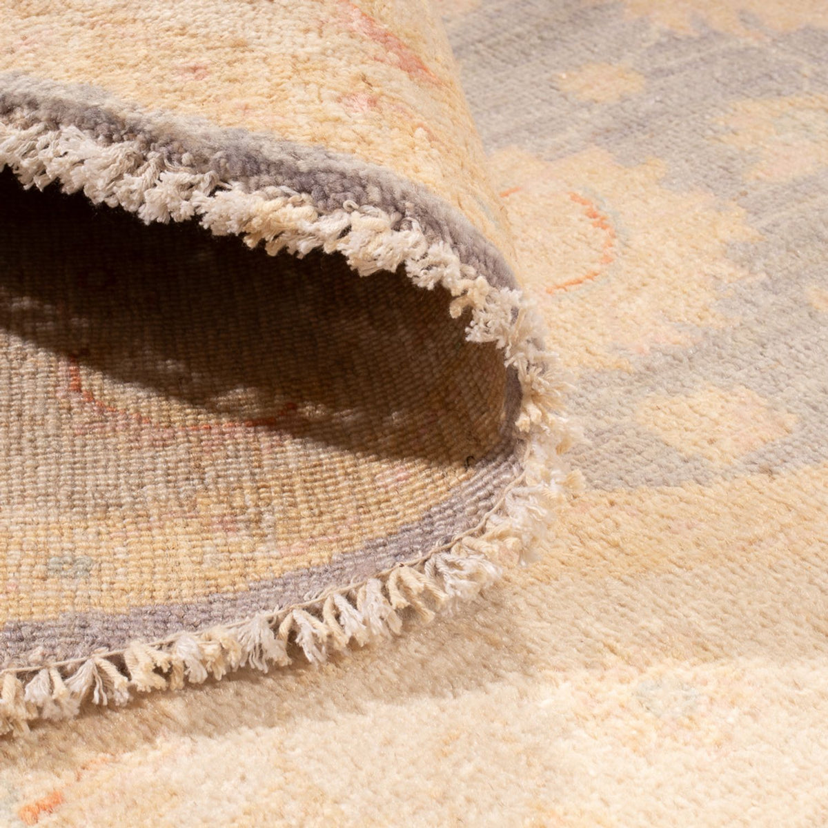 Ziegler Carpet rundt  - 146 x 146 cm - havblå