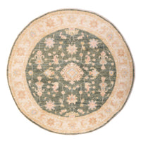 Ziegler Carpet rundt  - 154 x 150 cm - grøn