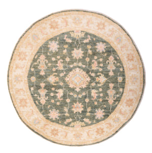 Ziegler Carpet rundt  - 154 x 150 cm - grøn
