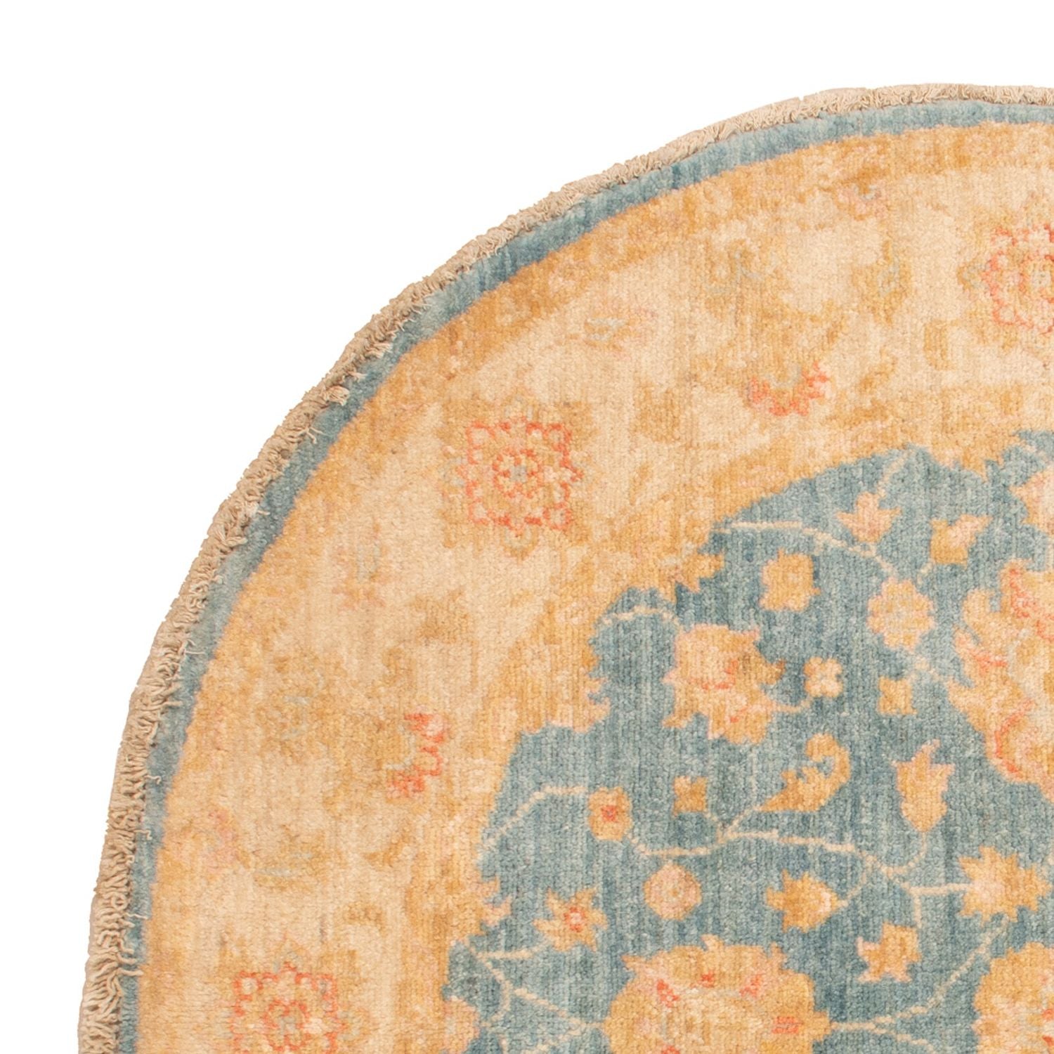 Ziegler Carpet rundt  - 97 x 99 cm - lyseblå