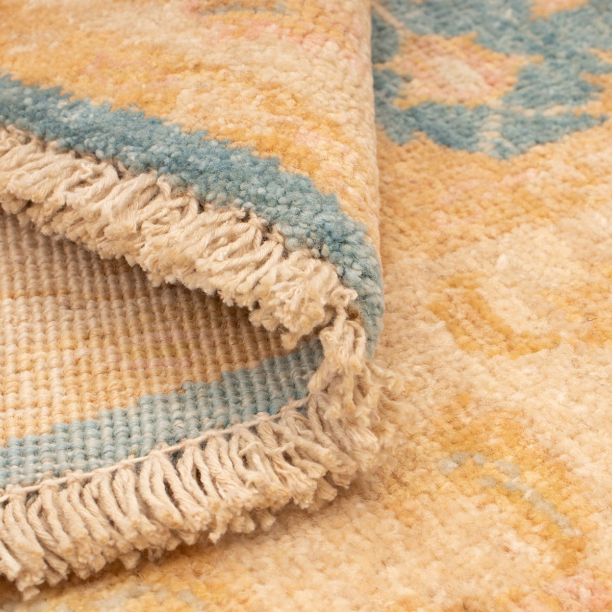 Ziegler Carpet rundt  - 97 x 99 cm - lyseblå