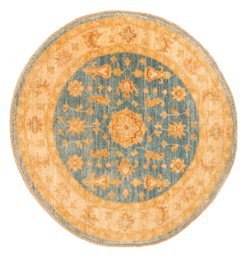 Ziegler Carpet rundt  - 96 x 99 cm - blå