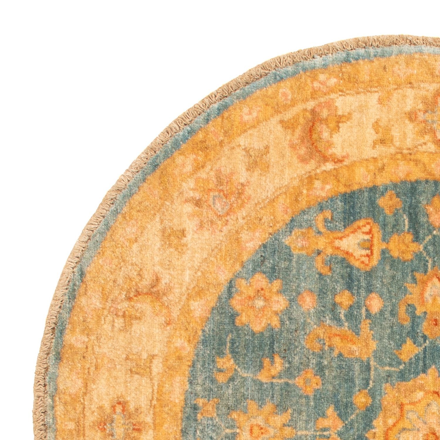 Ziegler Carpet rundt  - 96 x 99 cm - blå