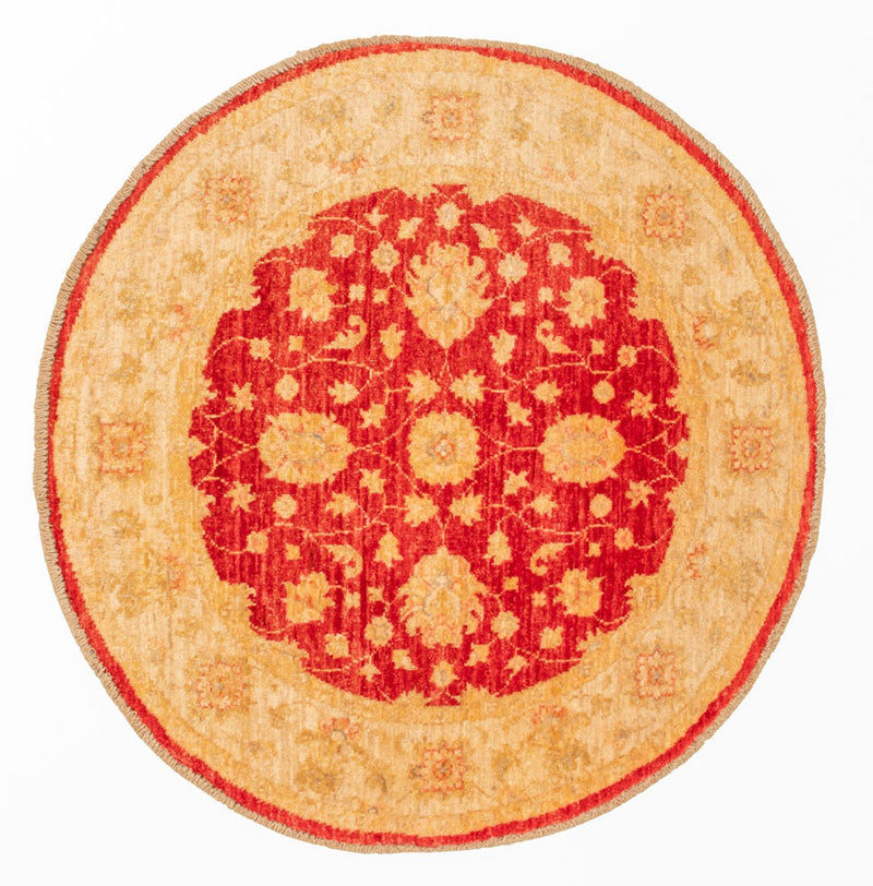 Ziegler Carpet rundt  - 96 x 99 cm - rød