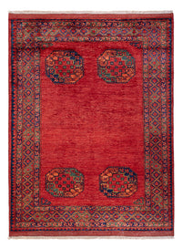 Afghansk tæppe - Kunduz - 205 x 158 cm - rød
