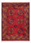 Afghansk tæppe - Kunduz - 197 x 154 cm - rød