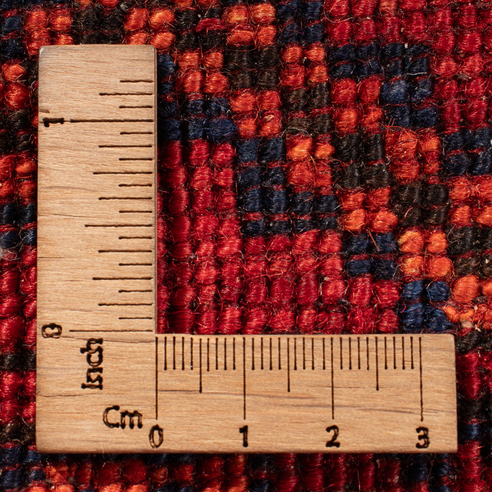 Afghansk tæppe - Kunduz - 197 x 154 cm - rød