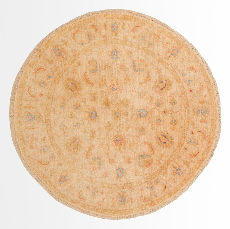 Ziegler Carpet rundt  - 99 x 98 cm - beige