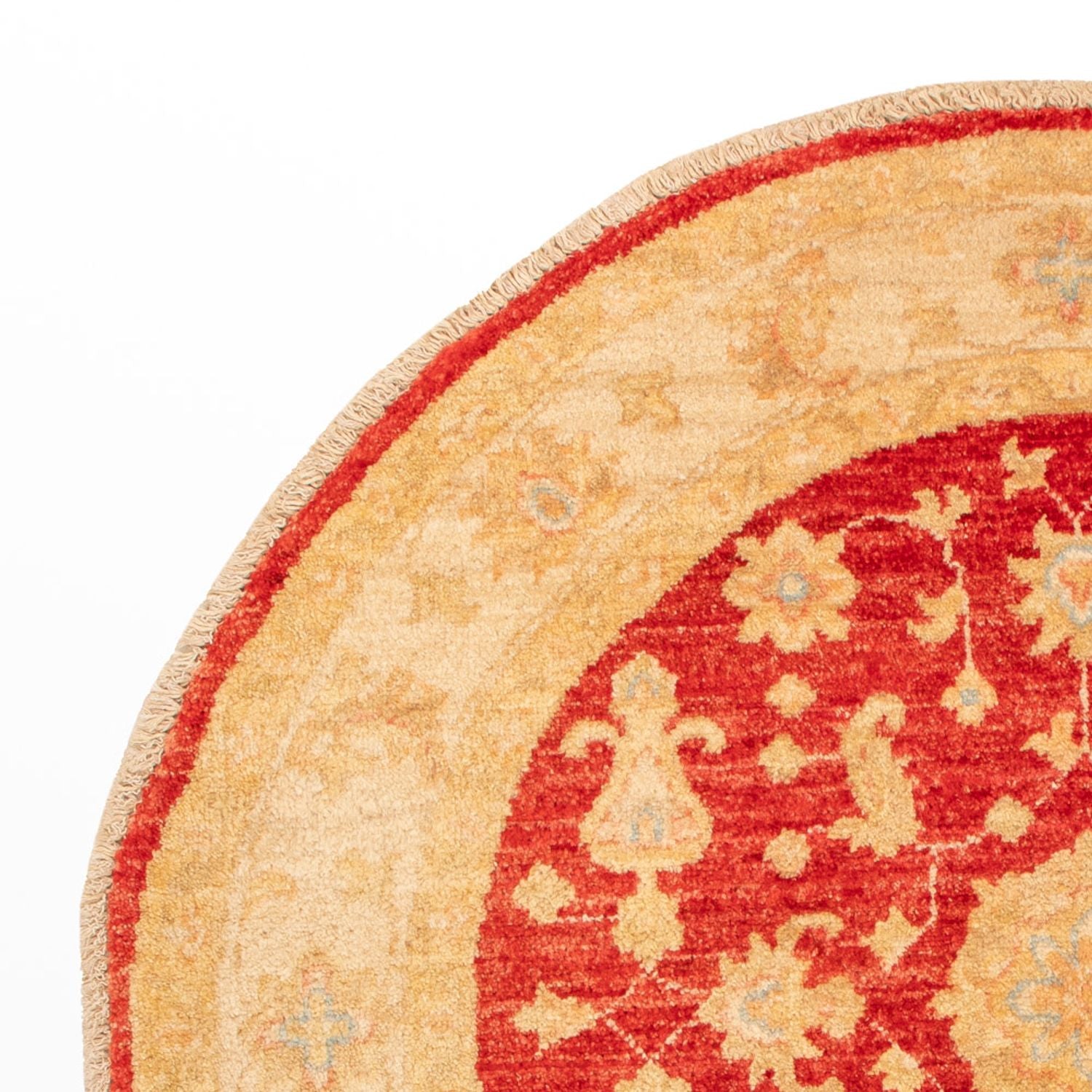Ziegler Carpet rundt  - 99 x 96 cm - rød