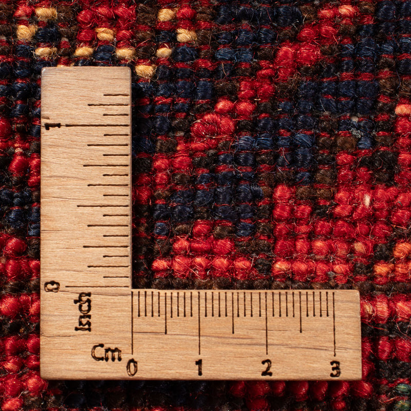 Afghansk tæppe - Kunduz - 200 x 155 cm - rød