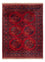 Afghansk tæppe - Kunduz - 200 x 155 cm - rød