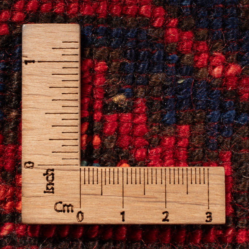 Afghansk tæppe - Kunduz - 200 x 155 cm - rød