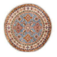 Ziegler Carpet - Kazak rundt  - 148 x 147 cm - blå