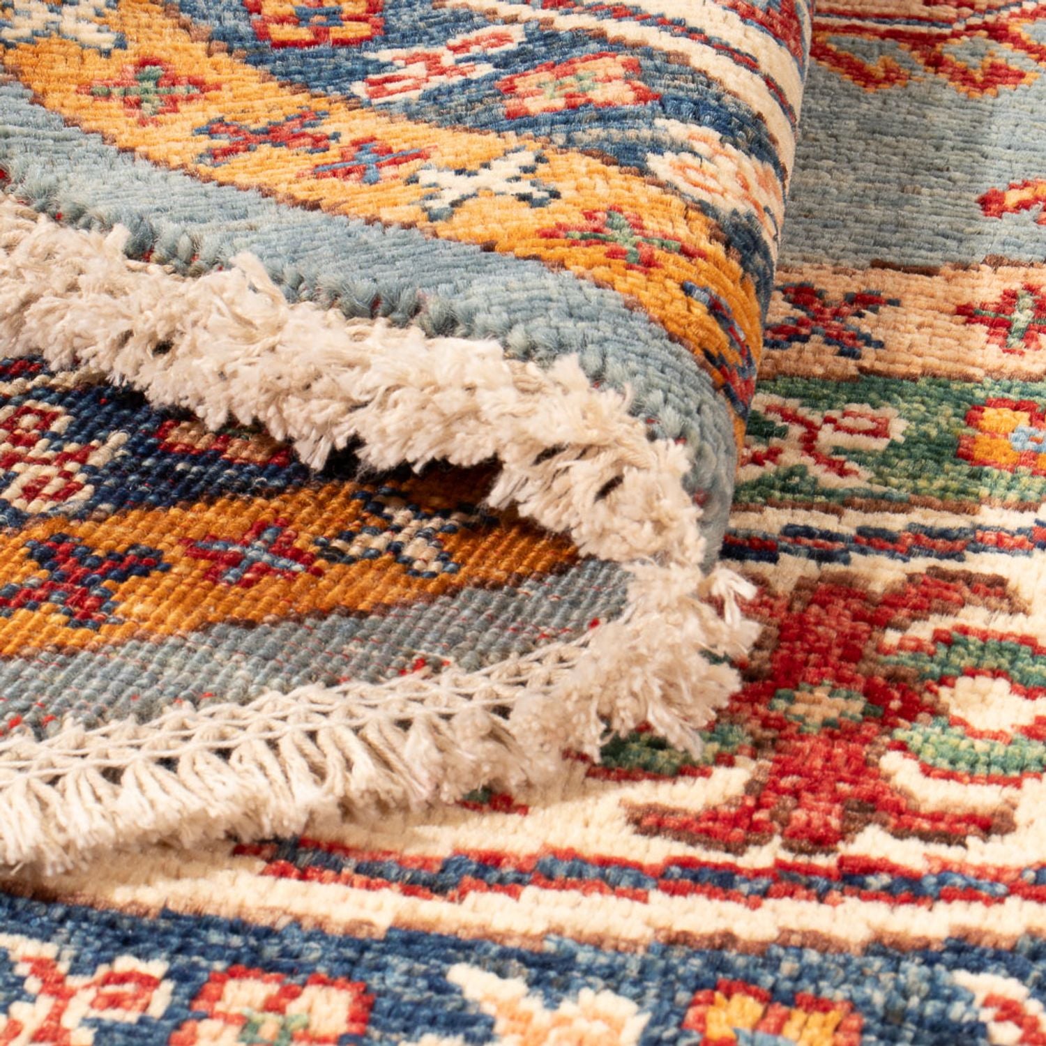 Ziegler Carpet - Kazak rundt  - 148 x 147 cm - blå