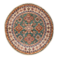 Ziegler Carpet - Kazak rundt  - 151 x 147 cm - grøn