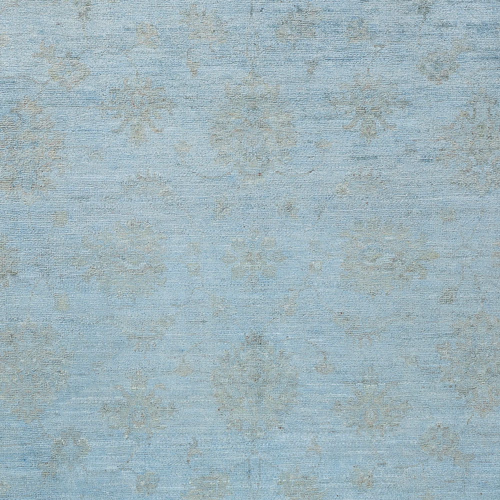 Ziegler Tæppe - Moderne - Vintage / farvet - 194 x 149 cm - lyseblå