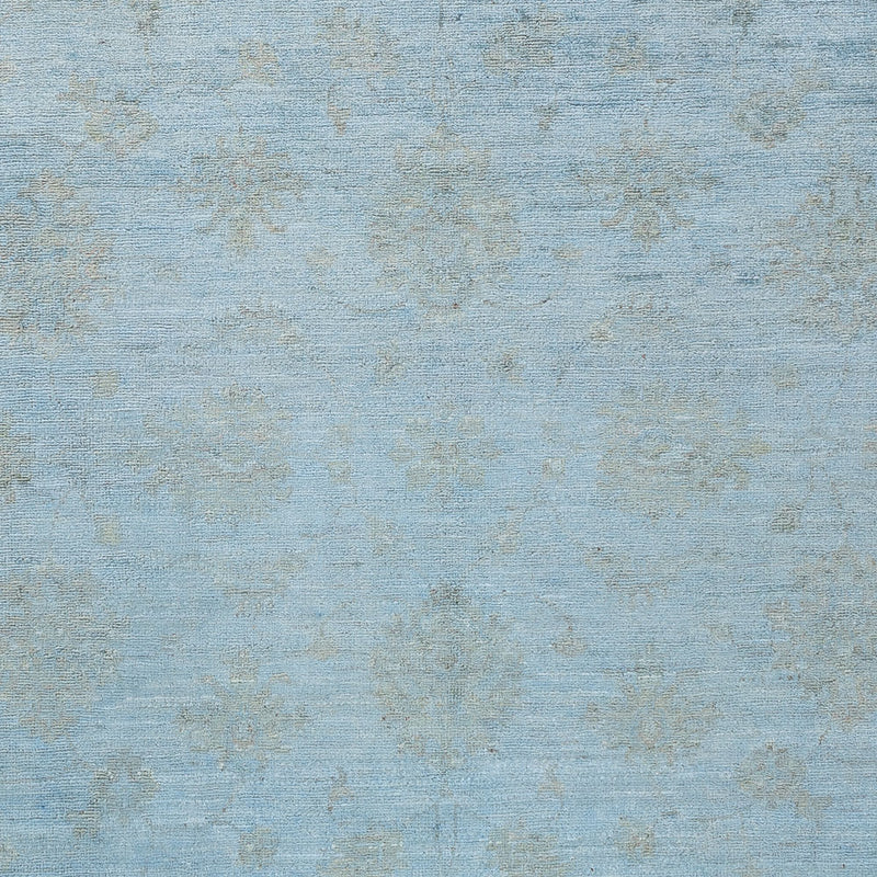 Ziegler Tæppe - Moderne - Vintage / farvet - 194 x 149 cm - lyseblå