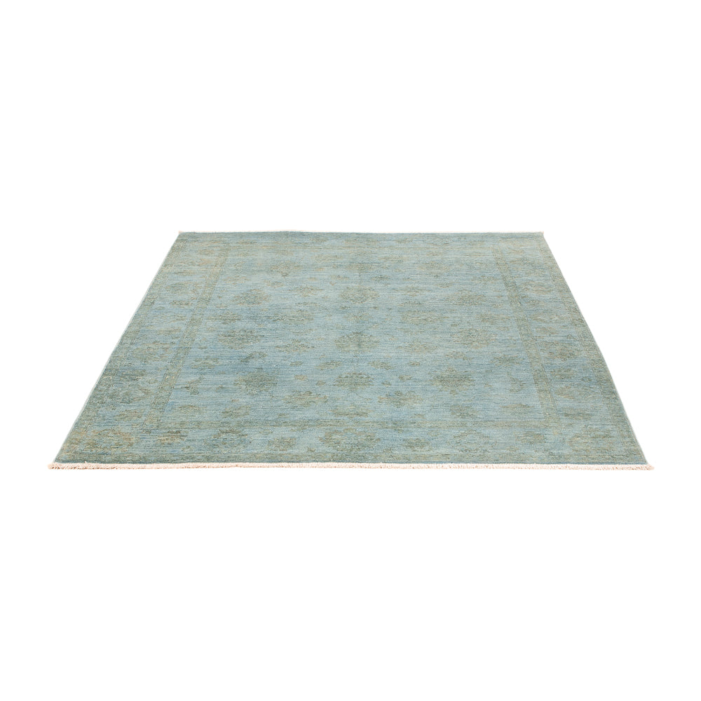 Ziegler Tæppe - Moderne - Vintage / farvet - 194 x 149 cm - lyseblå
