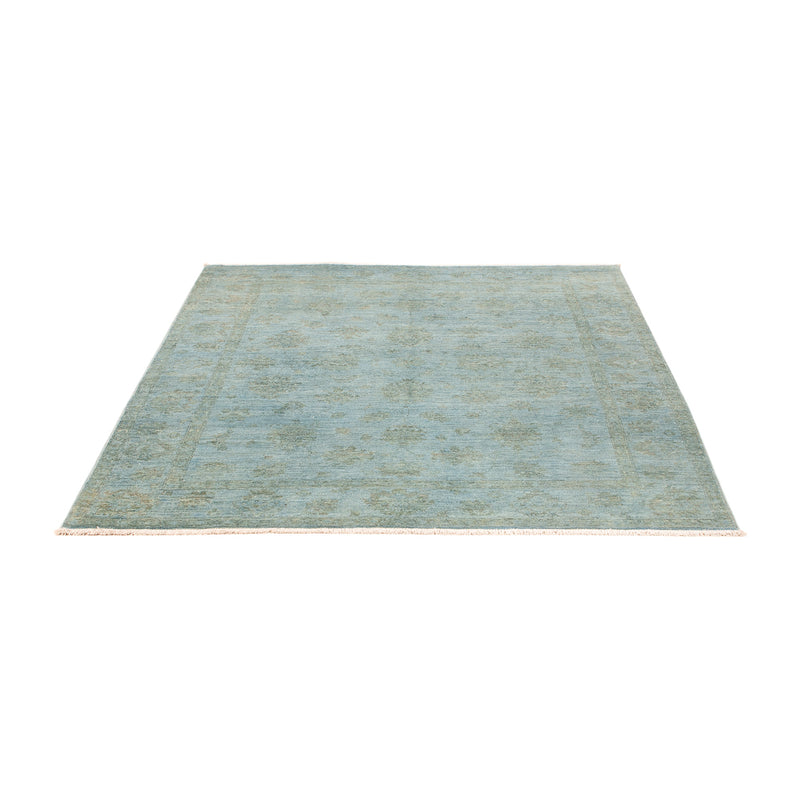 Ziegler Tæppe - Moderne - Vintage / farvet - 194 x 149 cm - lyseblå
