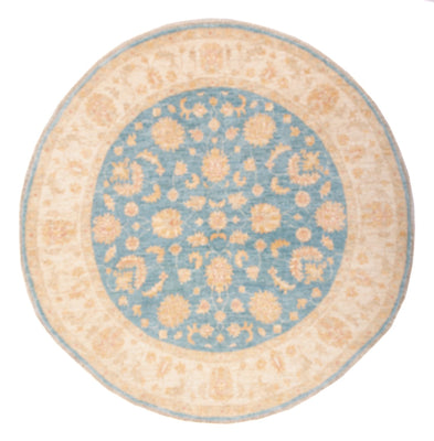 Ziegler Carpet rundt  - 148 x 147 cm - blå