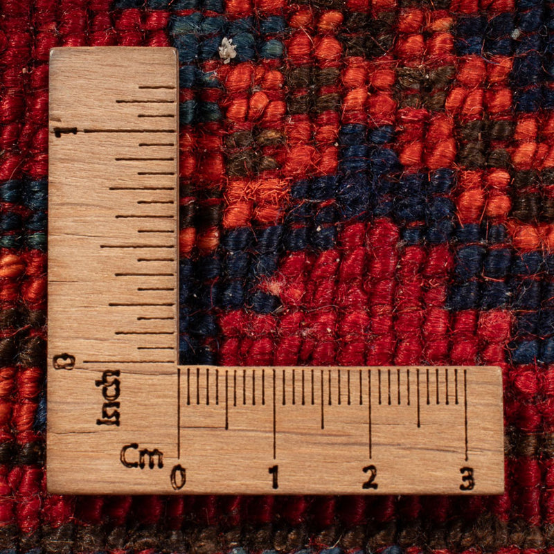 Afghansk tæppe - 181 x 124 cm - rød