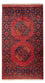 Afghansk tæppe - 173 x 101 cm - rød