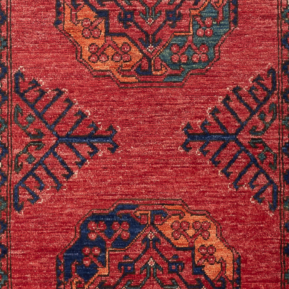 Afghansk tæppe - 173 x 101 cm - rød