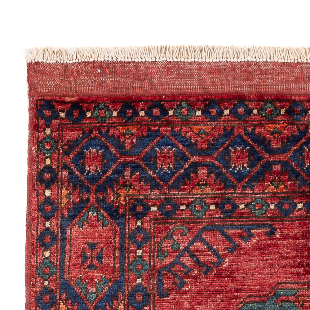 Afghansk tæppe - 173 x 101 cm - rød