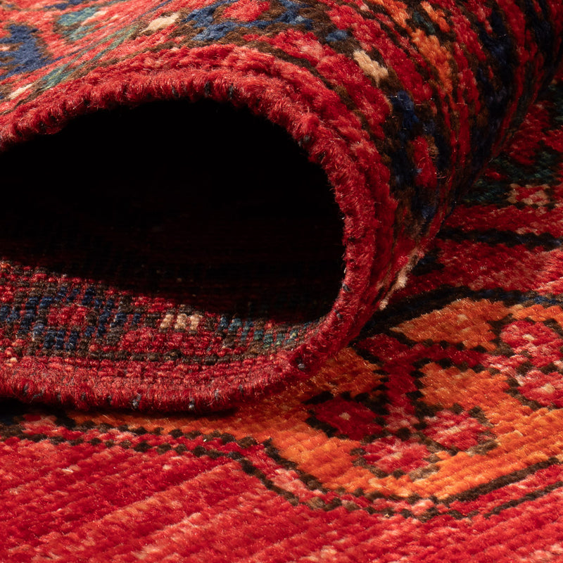 Afghansk tæppe - 173 x 101 cm - rød