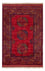 Afghansk tæppe - 182 x 122 cm - rød