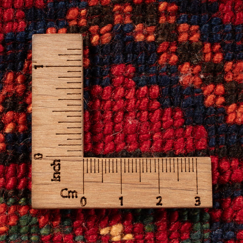 Afghansk tæppe - 180 x 121 cm - rød
