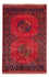 Afghansk tæppe - 182 x 122 cm - rød