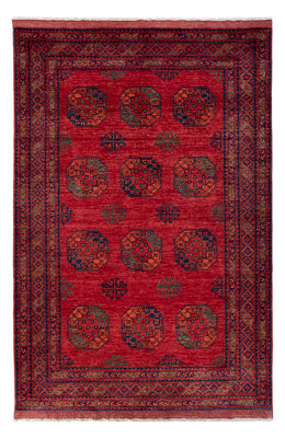 Afghansk tæppe - Kunduz - 317 x 213 cm - rød