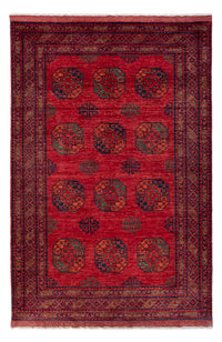 Afghansk tæppe - Kunduz - 317 x 213 cm - rød