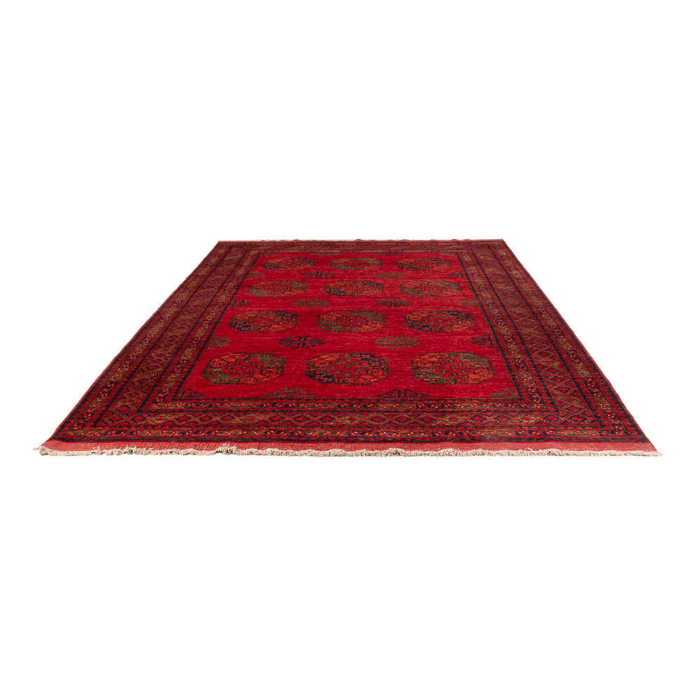 Afghansk tæppe - Kunduz - 317 x 213 cm - rød