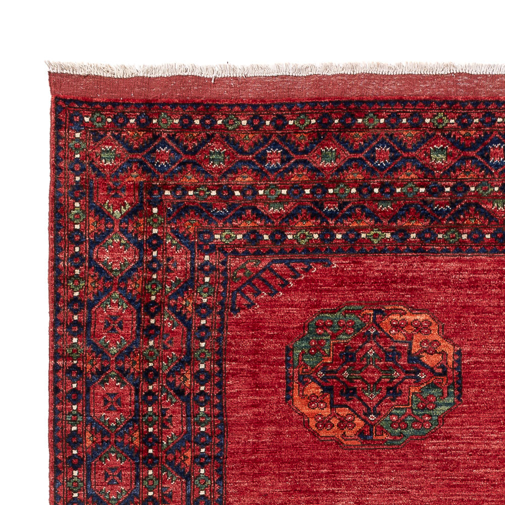 Afghansk tæppe - Kunduz - 296 x 217 cm - rød