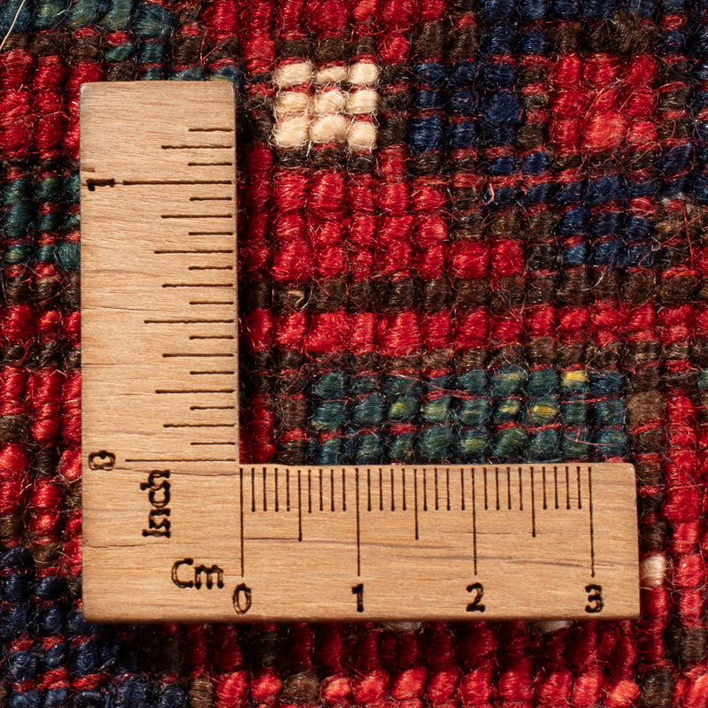 Afghansk tæppe - Kunduz - 296 x 217 cm - rød
