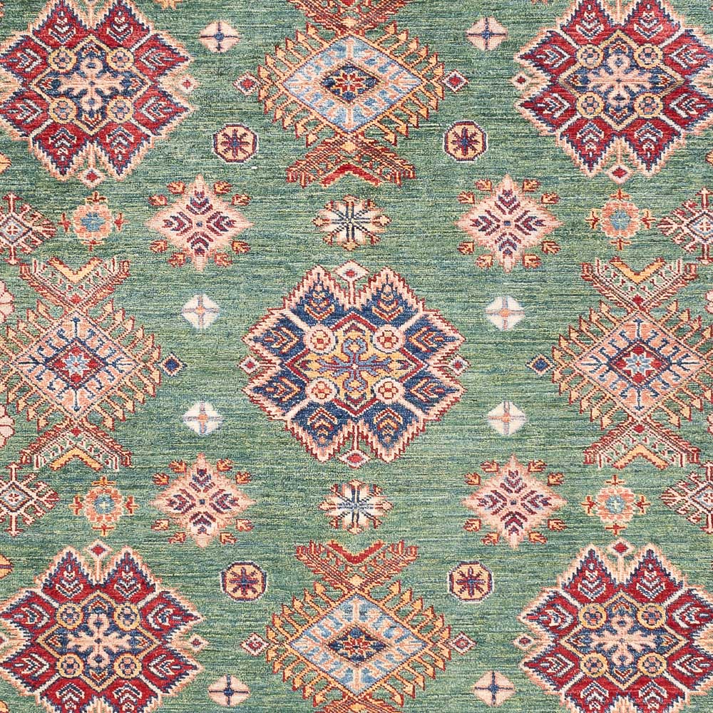 Ziegler Carpet - Kazak - 296 x 201 cm - lysegrøn