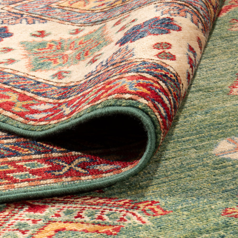 Ziegler Carpet - Kazak - 296 x 201 cm - lysegrøn