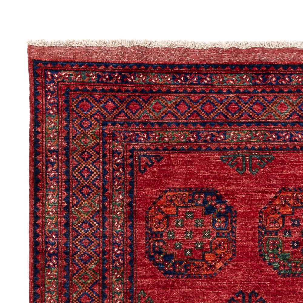 Afghansk tæppe - Kunduz - 307 x 207 cm - rød