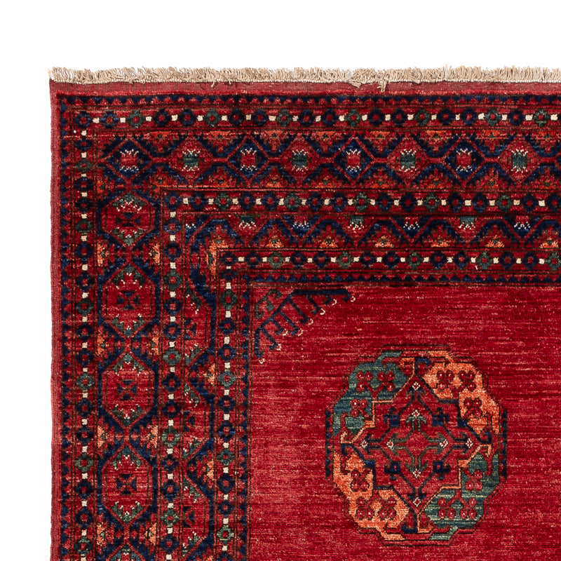 Afghansk tæppe - Kunduz - 291 x 212 cm - rød