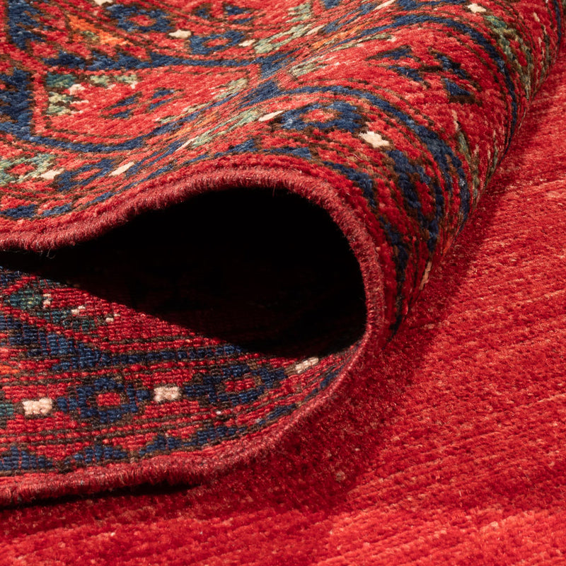 Afghansk tæppe - Kunduz - 291 x 212 cm - rød