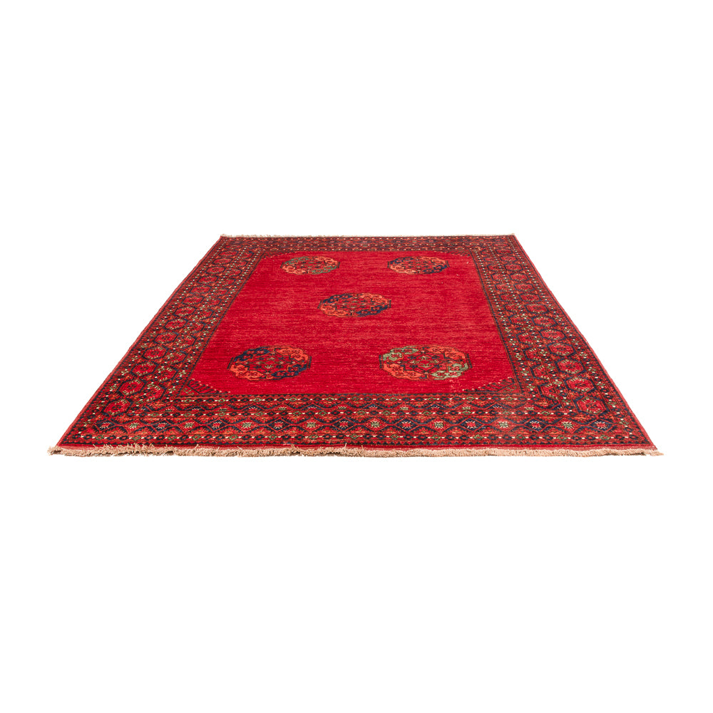 Afghansk tæppe - Kunduz - 291 x 212 cm - rød