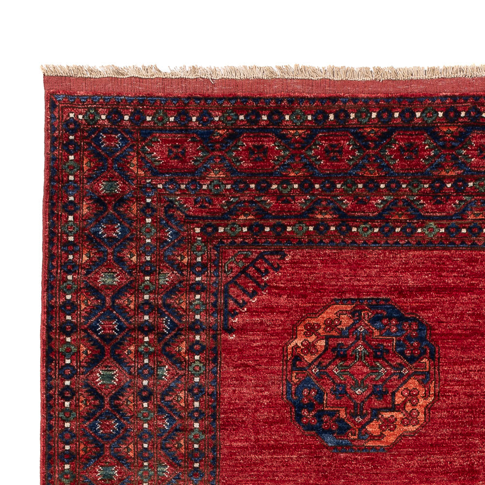 Afghansk tæppe - Kunduz - 294 x 203 cm - rød